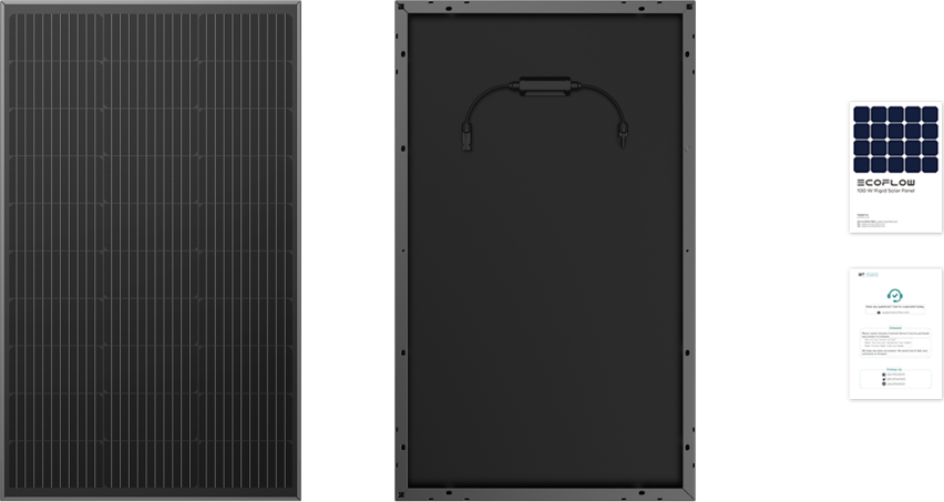 EcoFlow 100W Rigid Solar Panel - Image 2