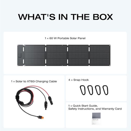 EcoFlow 60W Portable Solar Panel - Image 3